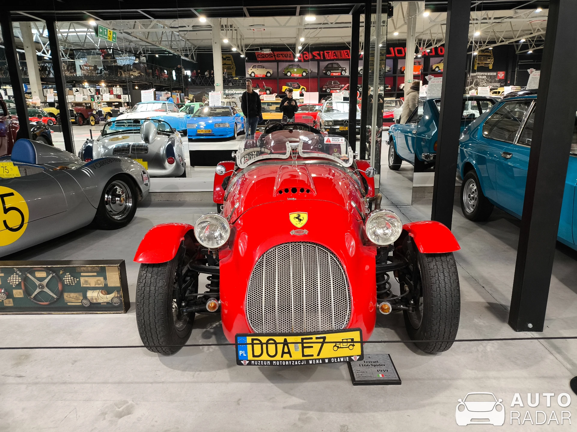 Ferrari F166 Spider spotted