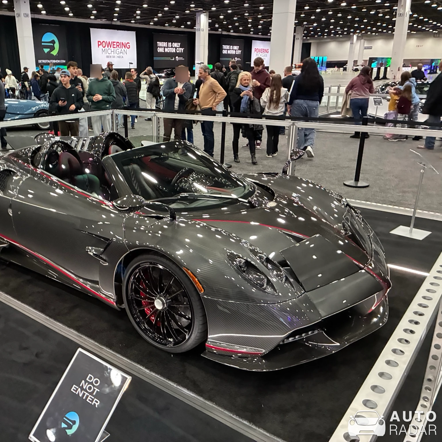 Pagani Huayra Roadster BC spotted in Detroit, United States