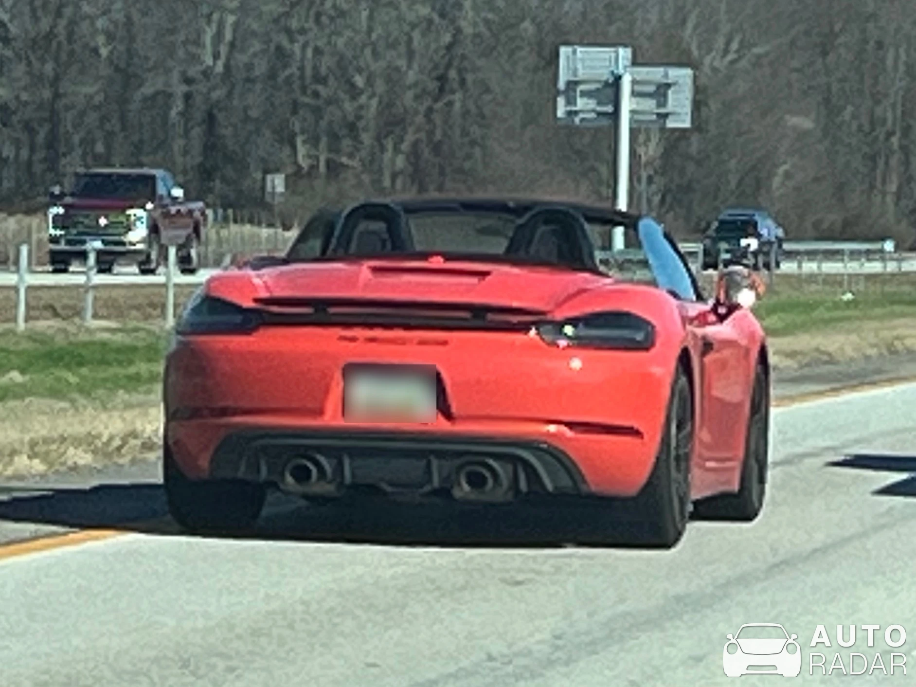 Porsche 718 Boxster GTS 4.0 spotted in Ngari Diqu, China