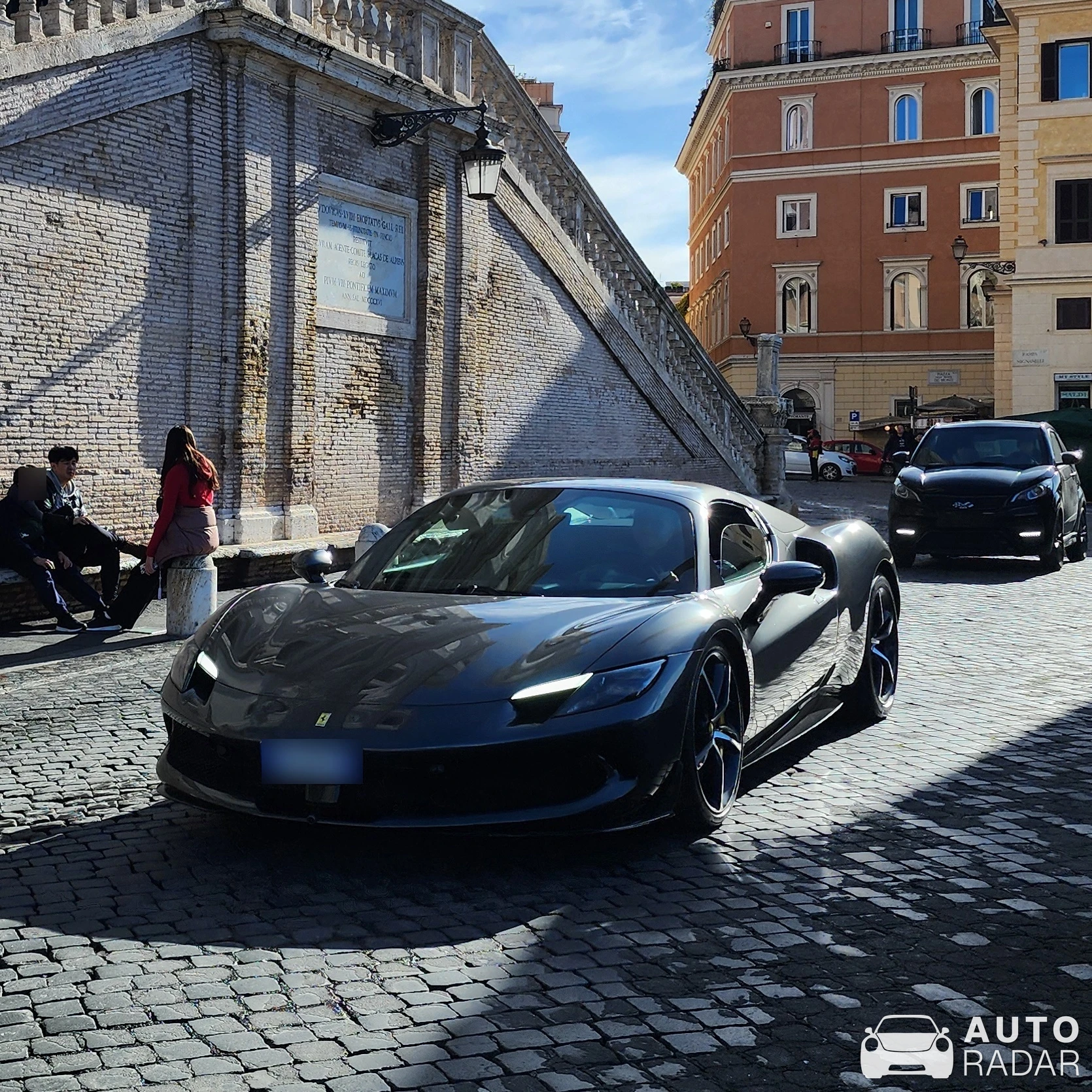 Ferrari 296 GTB spotted in Roma, Italy