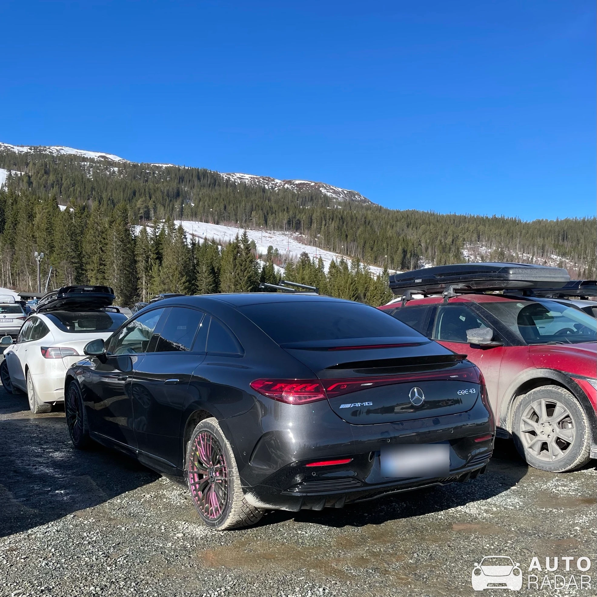 Mercedes-AMG EQE 43 spotted in Melhus