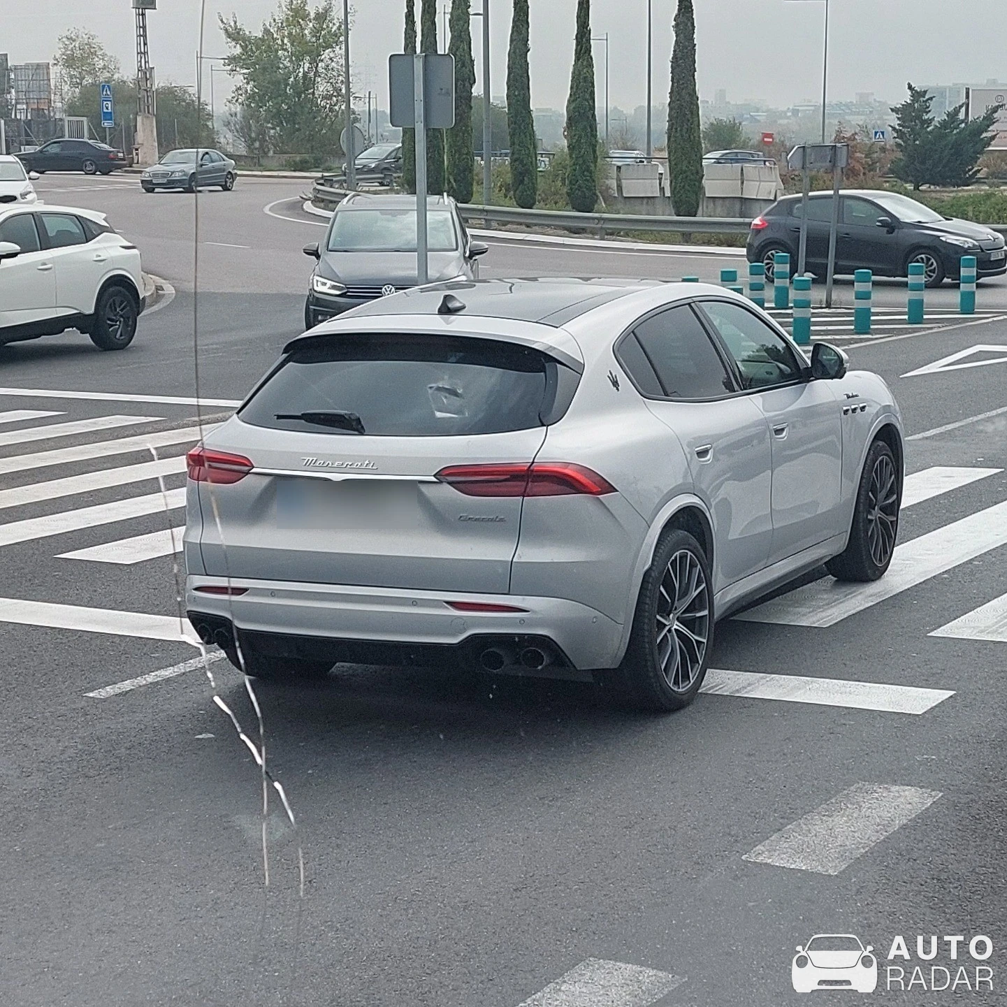 Maserati Grecale Folgore spotted in San Sebastián de los Reyes, Spain