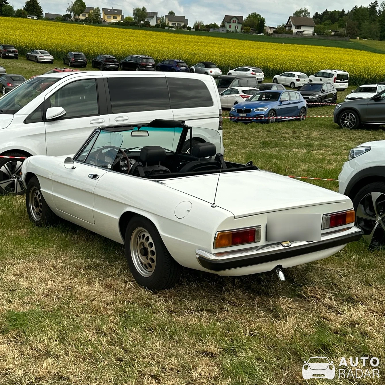 Alfa Romeo Spider Series 2 Coda Tronca spotted in Rudolfstetten-Friedlisberg