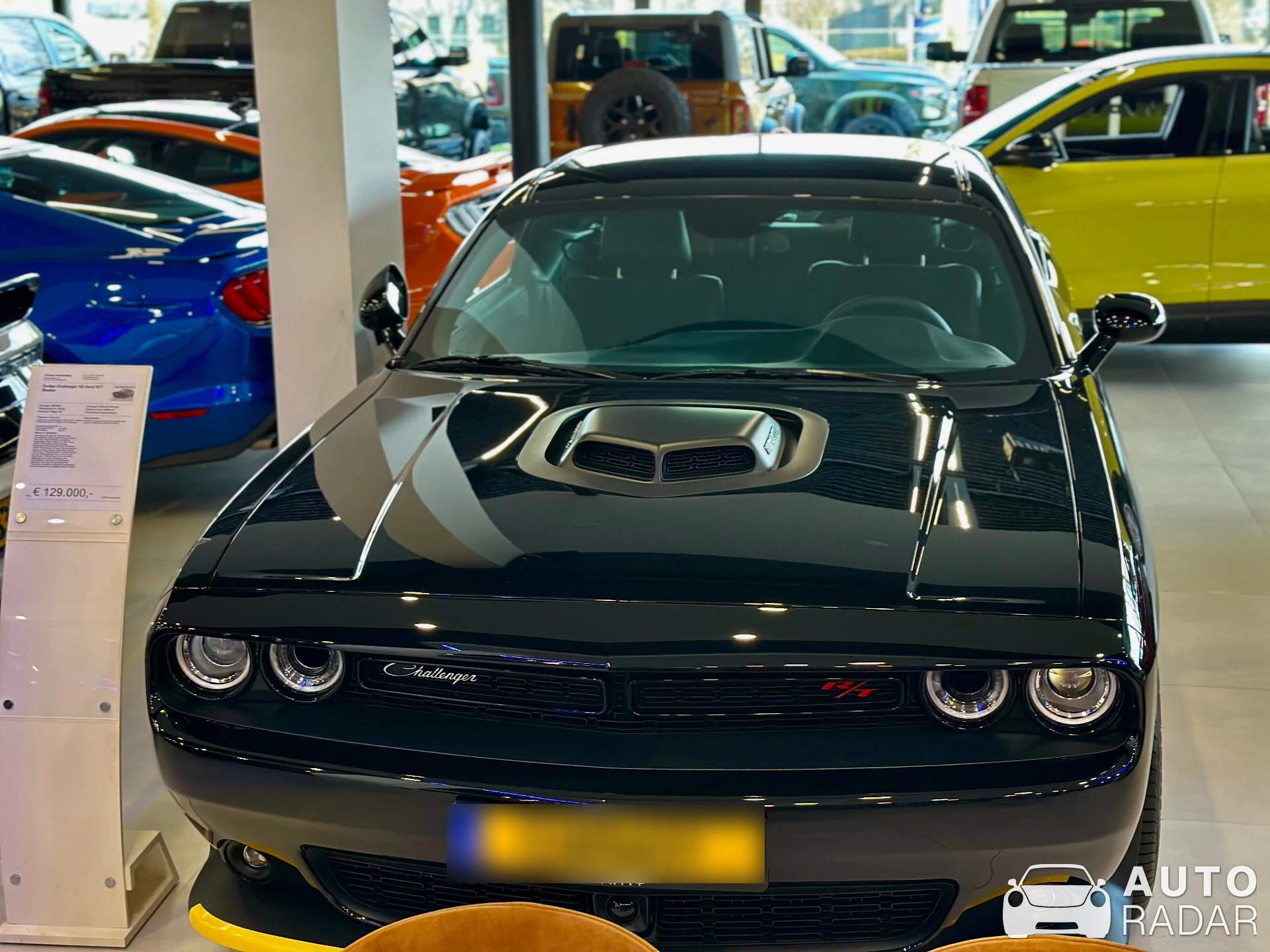 Dodge Challenger R/T Scat Pack Widebody Shaker spotted in Amsterdam