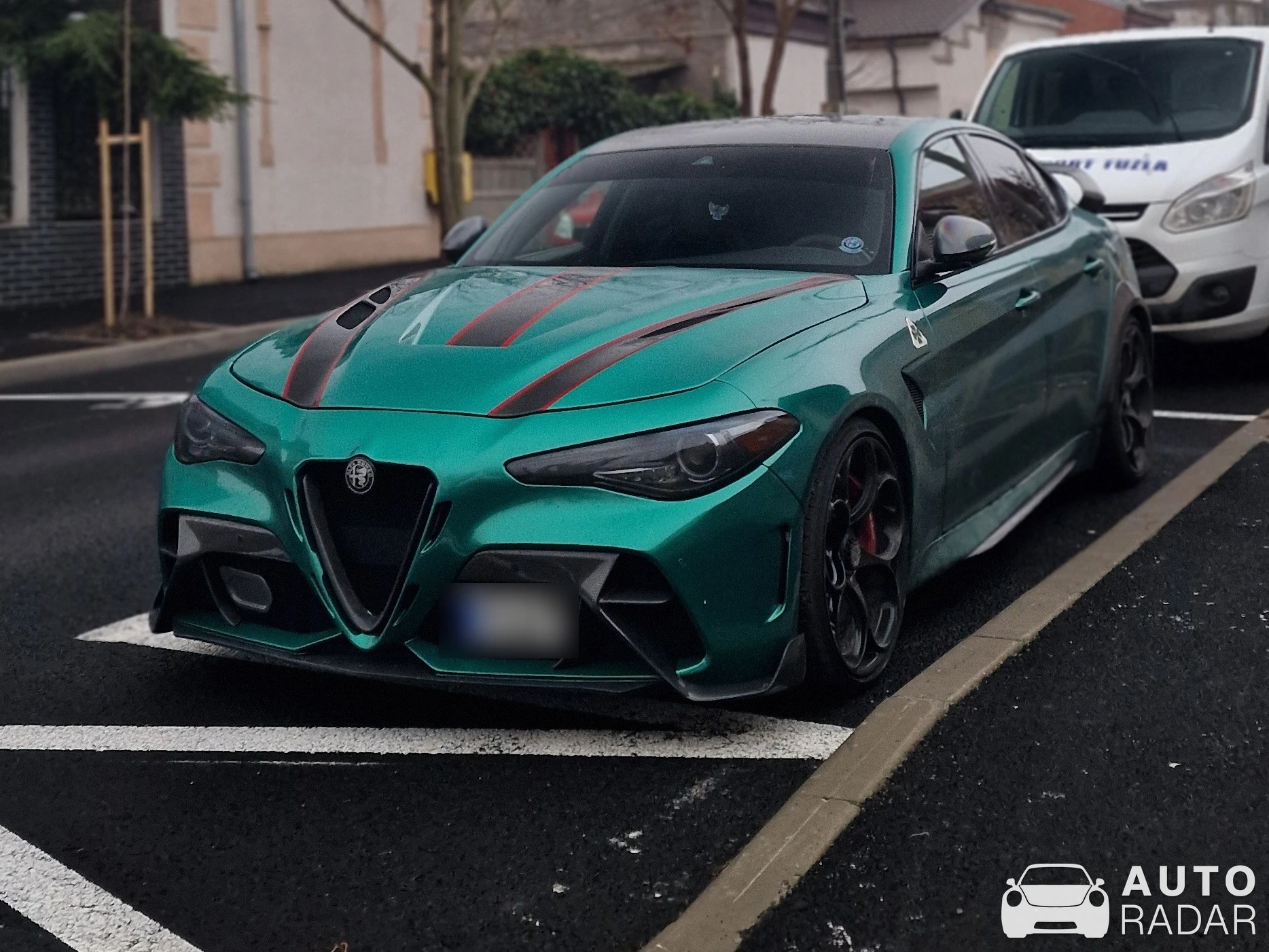 Alfa Romeo Giulia GTAm spotted in Constanța, România
