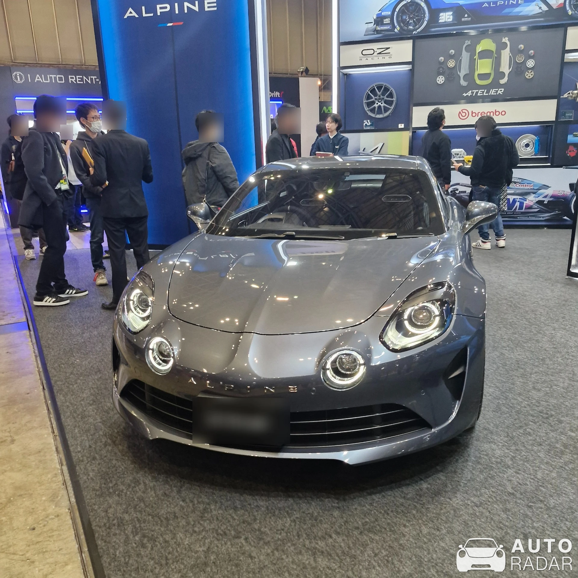 Alpine A110 Légende GT spotted in Chiba