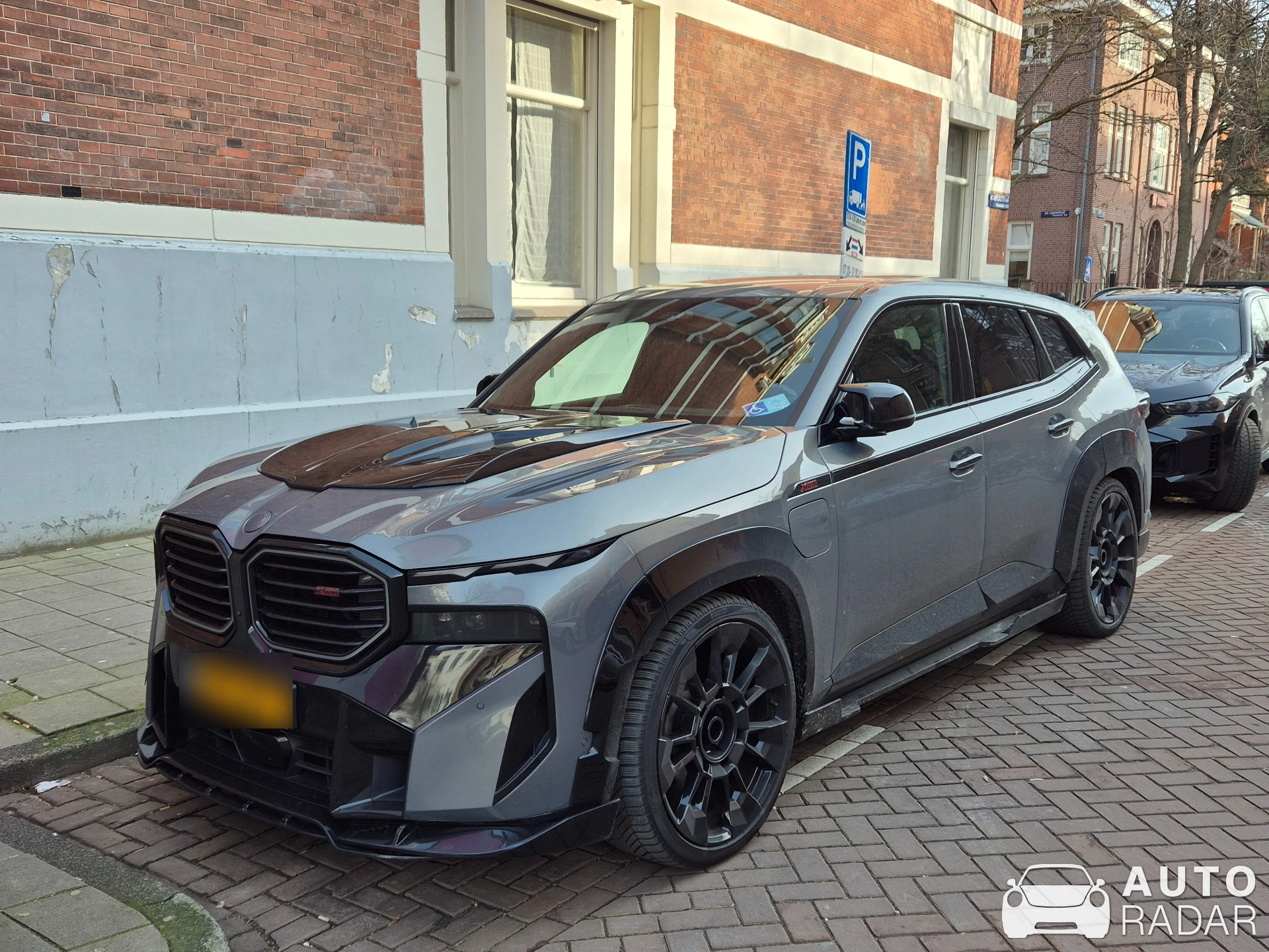 BMW XM G09 Label Red Renegade Design spotted in Amsterdam