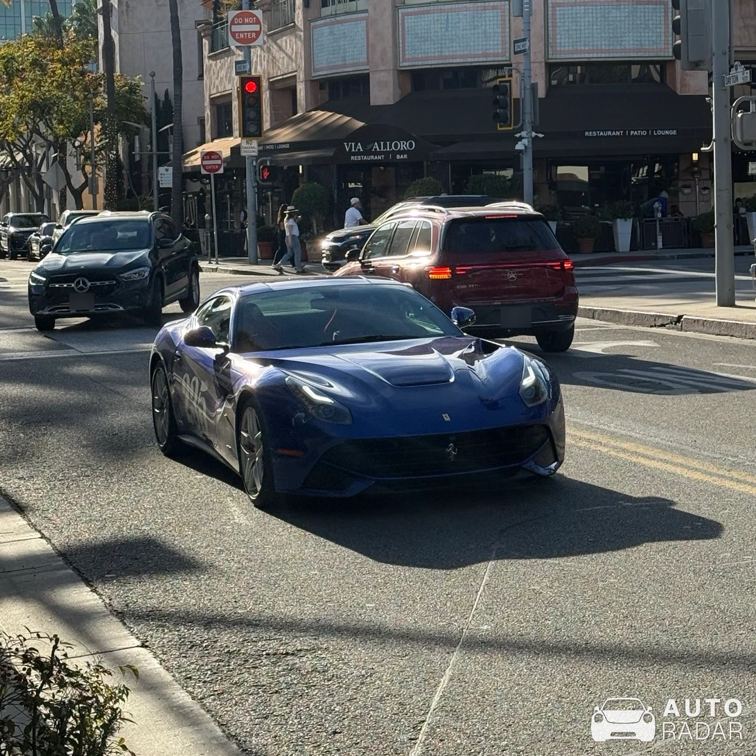 Ferrari F12Berlinetta 70th Anniversary spotted in Beverly Hills, United States