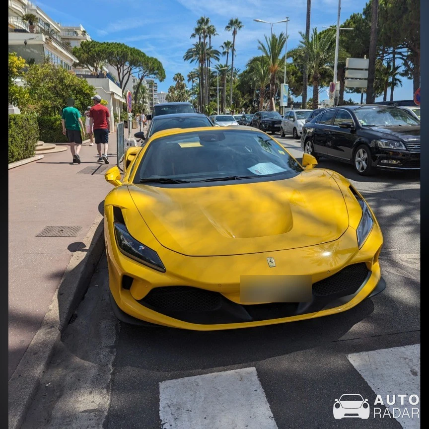 Ferrari F8 Spider spotted in Cannes, France