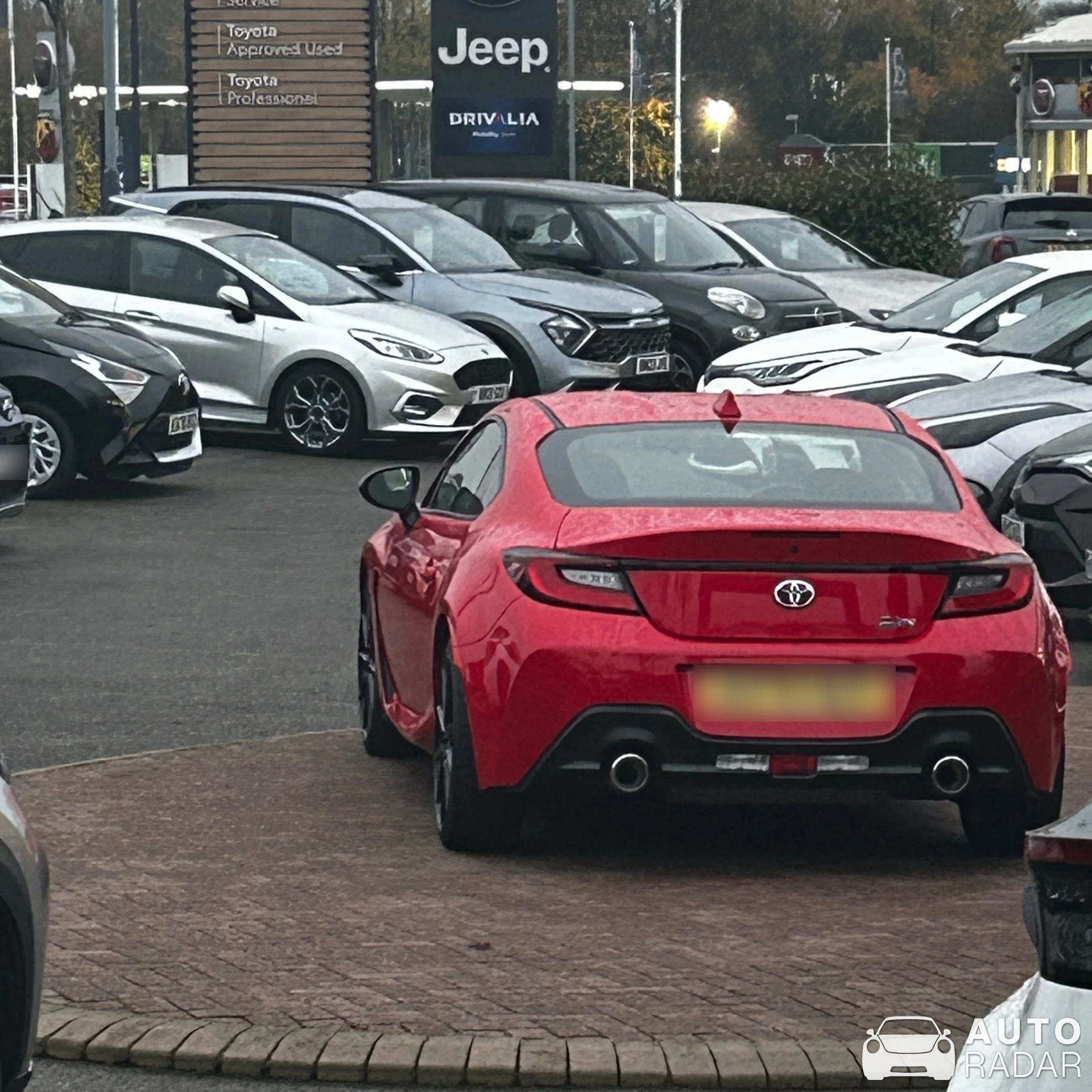 Toyota GR86 spotted in Warwickshire, United Kingdom