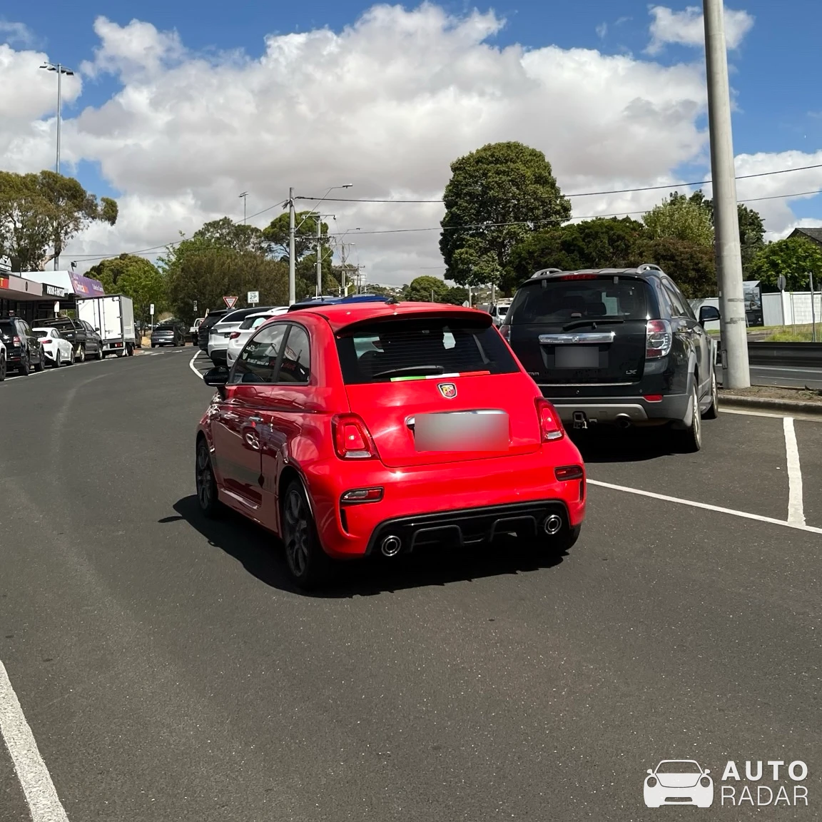 Abarth 595 spotted in Highton, Australia