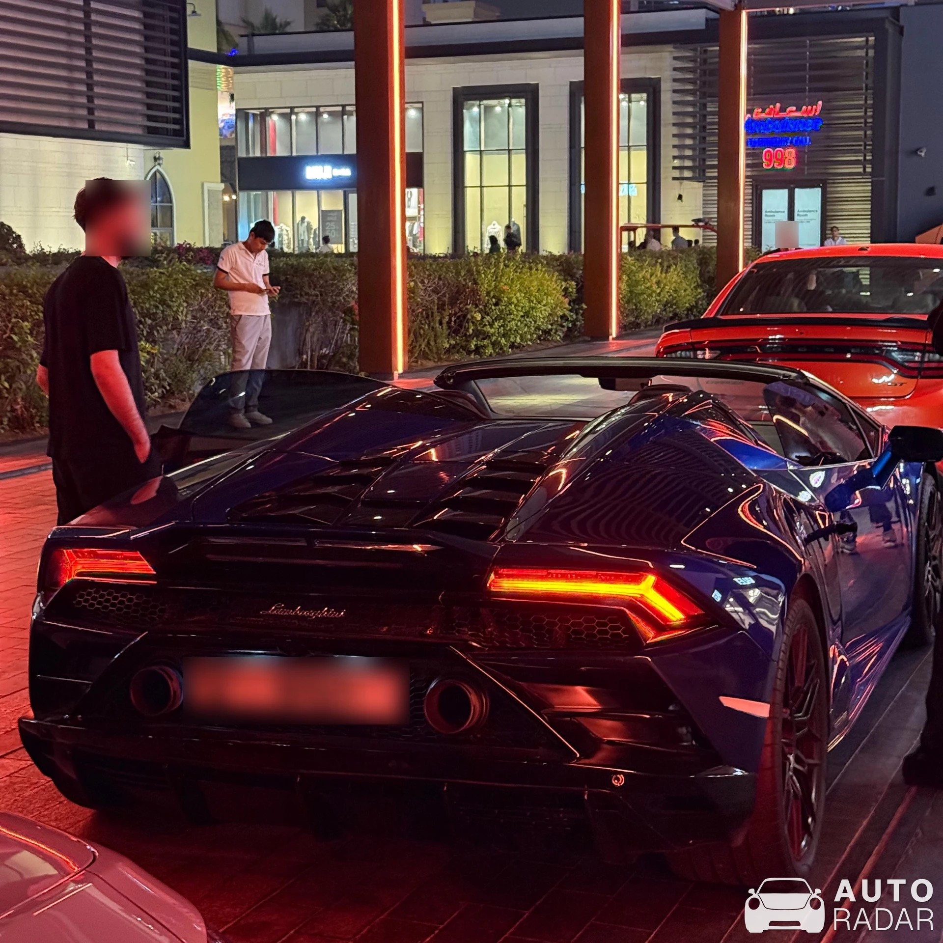 Lamborghini Huracán LP640-4 EVO Spyder spotted in Dubai, United Arab Emirates