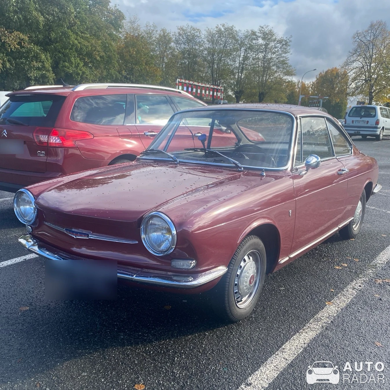 Simca 1000 spotted in Poitiers