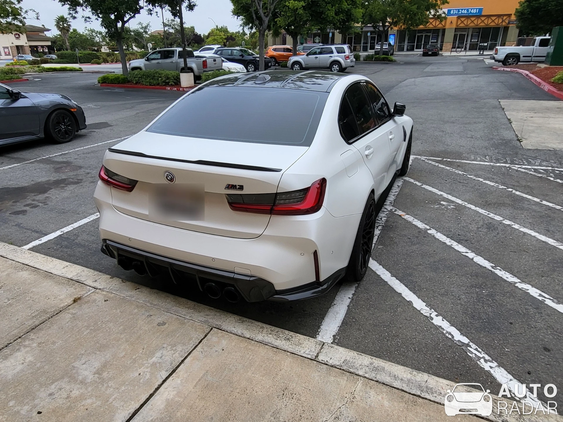 BMW M3 G80 Sedan Competition spotted in Seaside