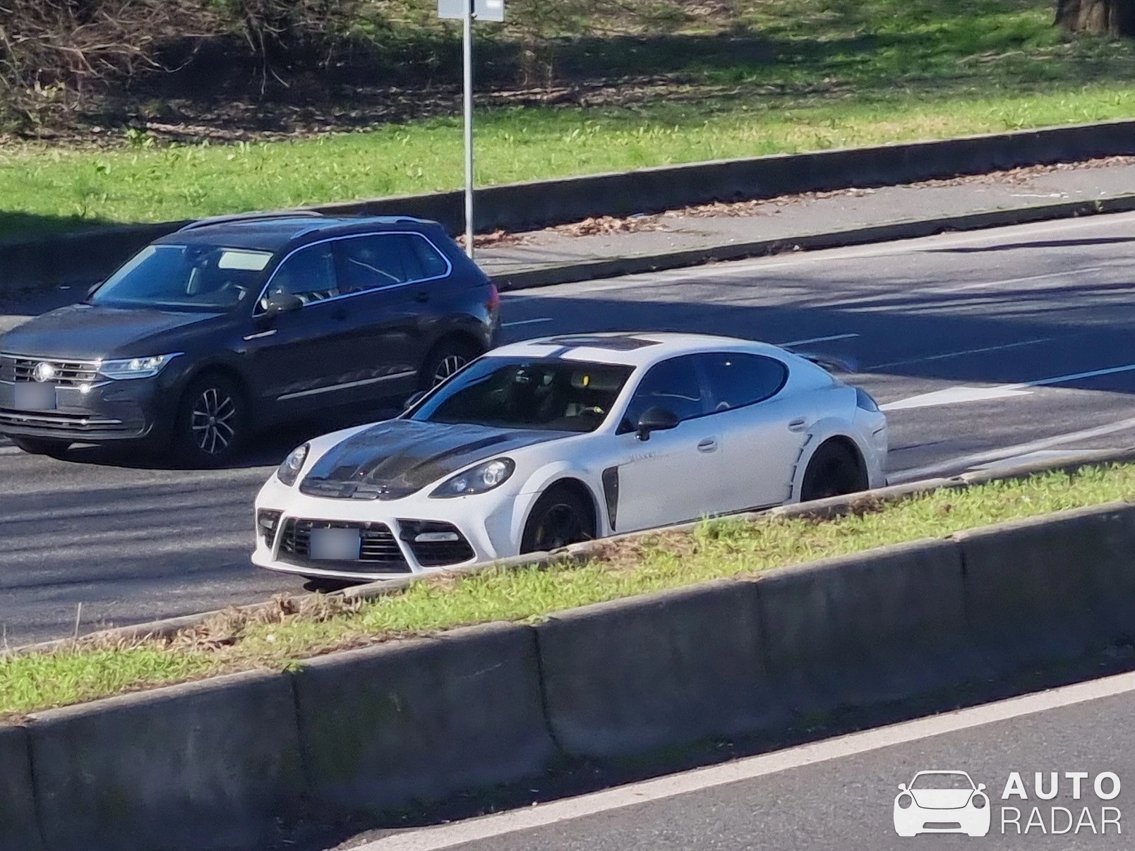 Porsche 971 Panamera Turbo Mansory spotted in Milano