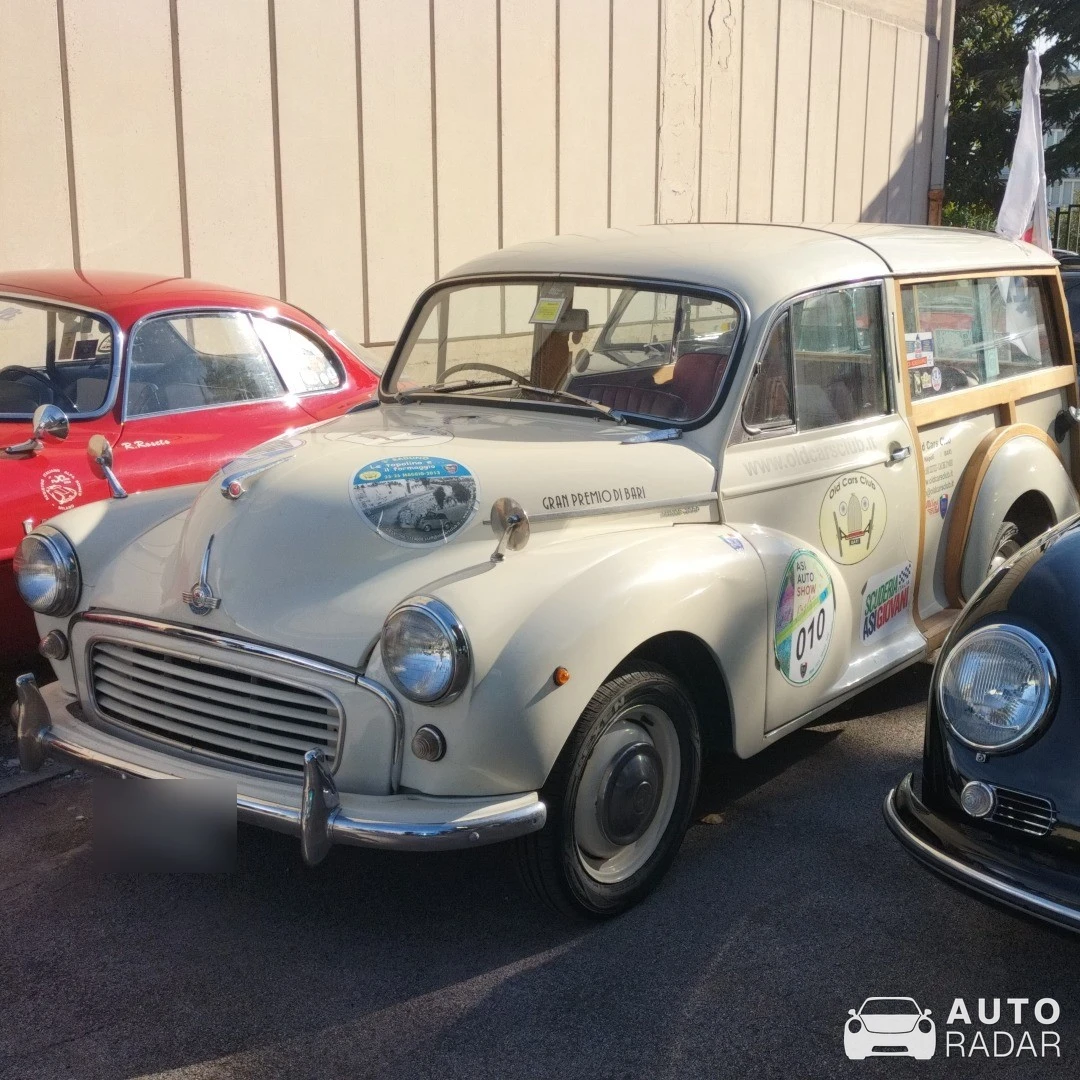 Morris Minor 1000 Traveller spotted in Bari, Italy