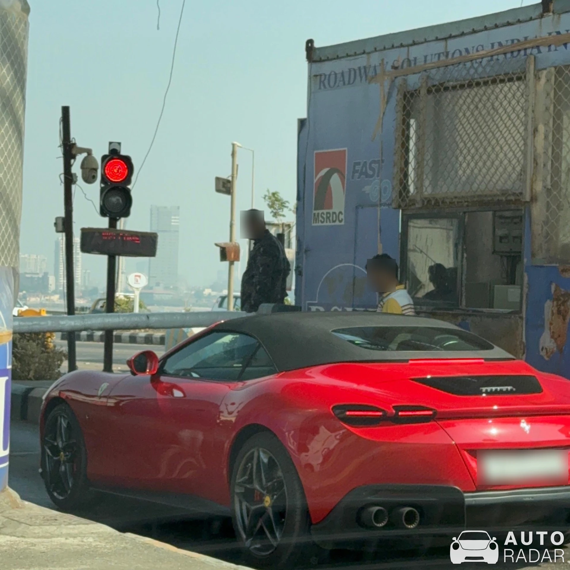 Ferrari Roma Spider spotted in Mumbai, India