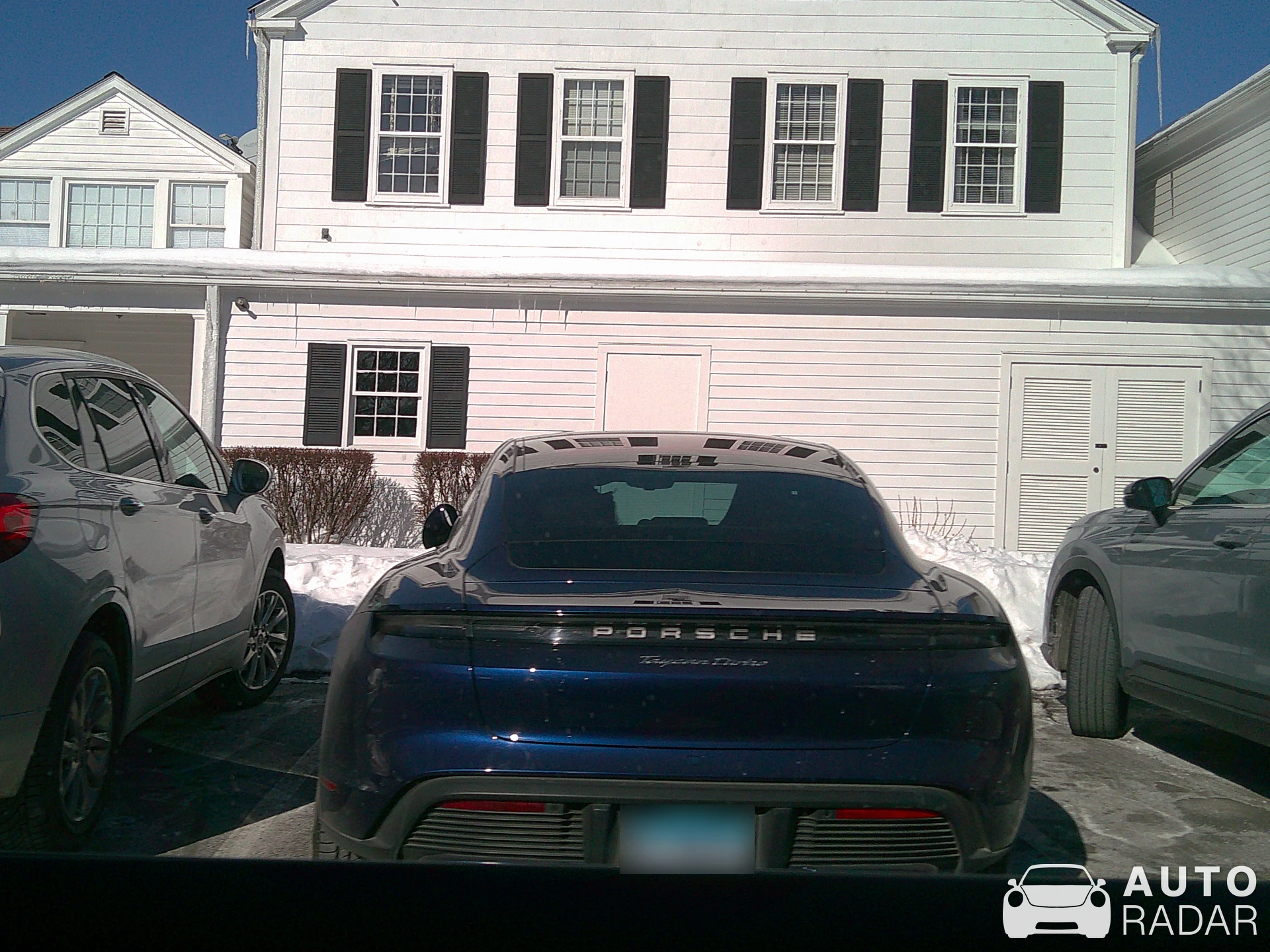 Porsche Taycan Turbo spotted in Danbury