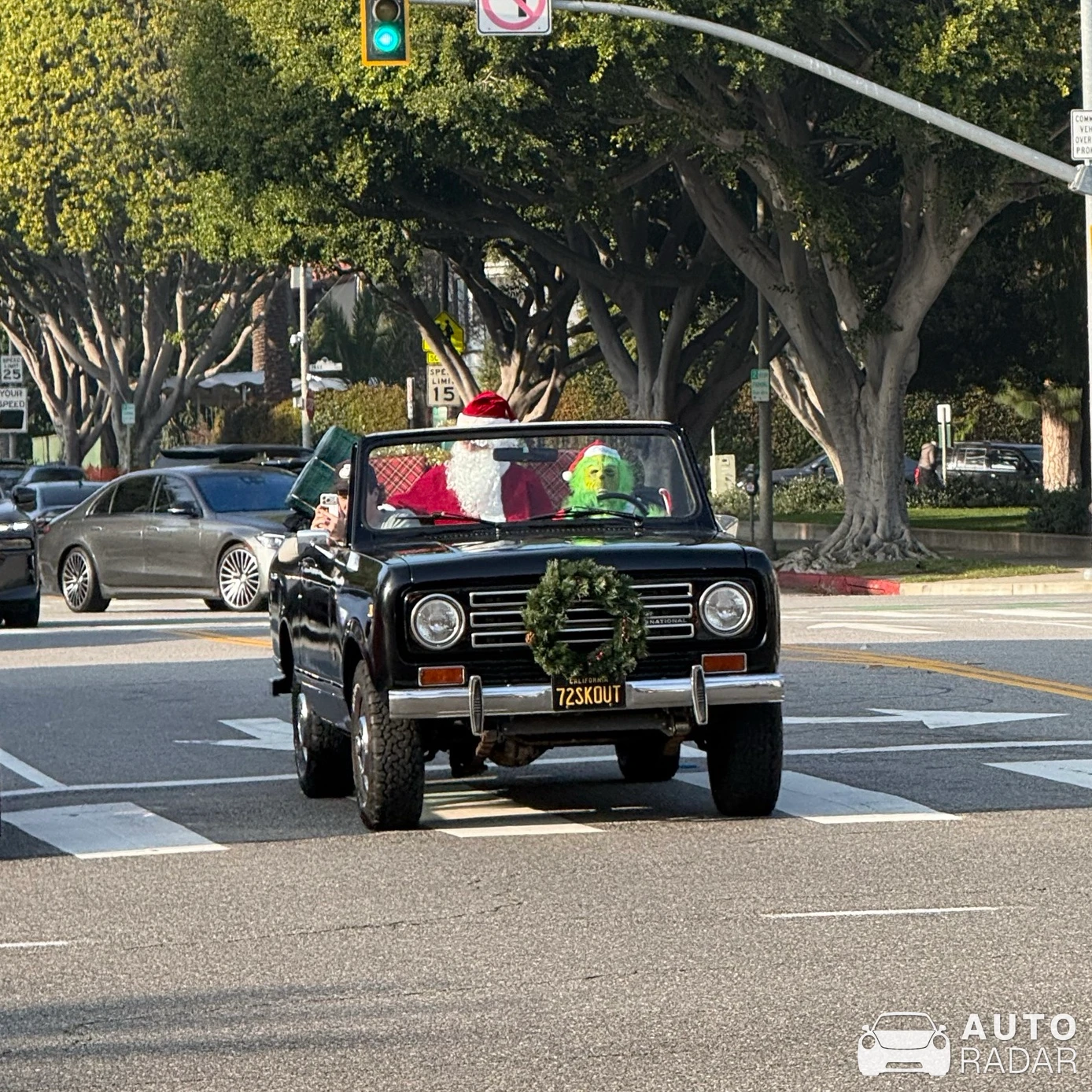 International Harvester Scout II spotted in Beverly Hills