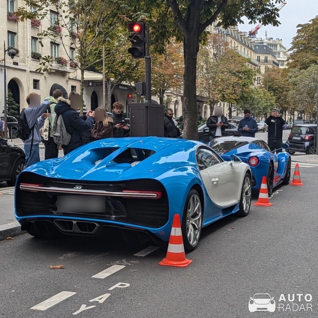Bugatti Chiron Sport spotted in Paris, France