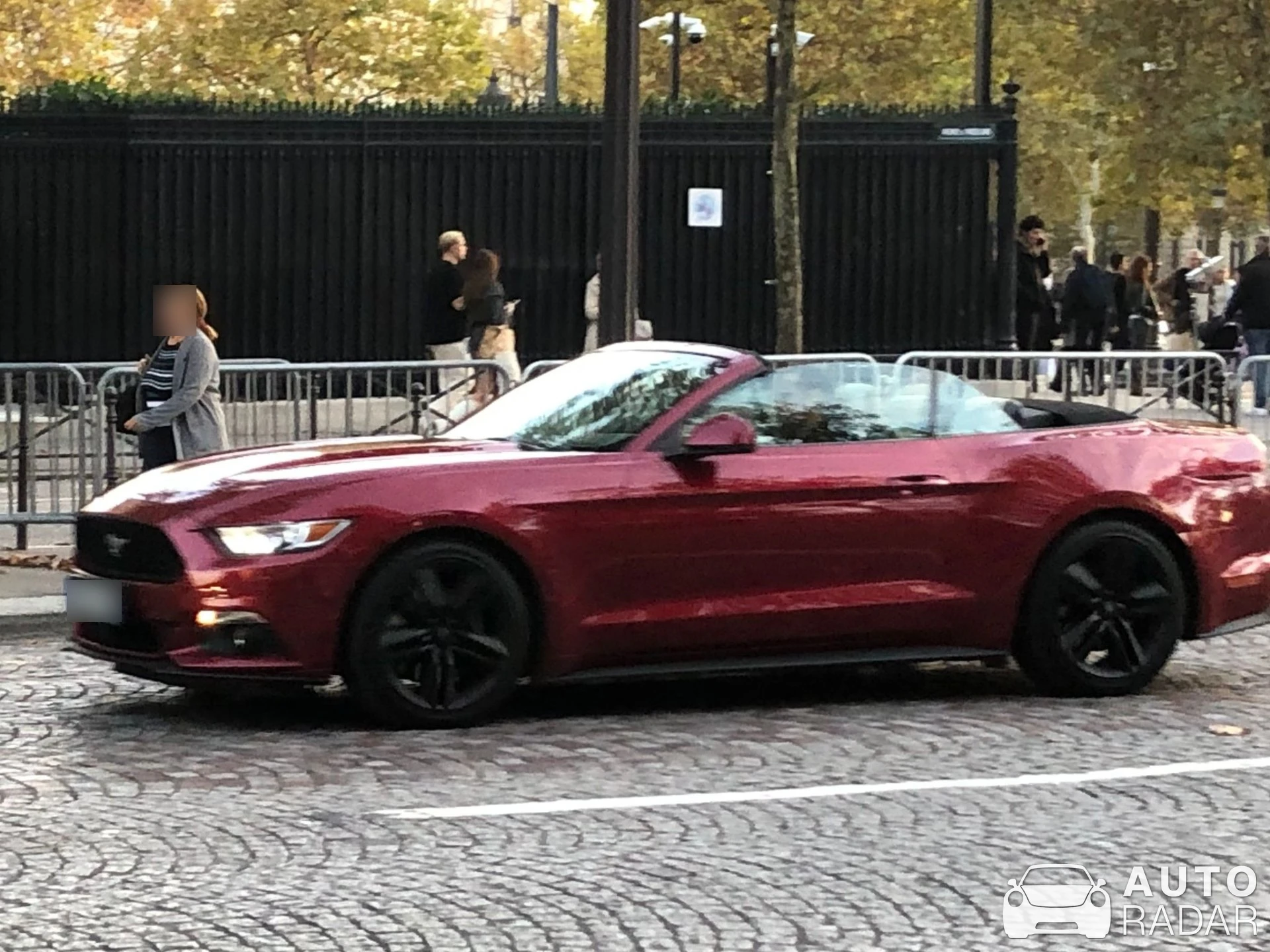 Ford Mustang 2.3 Ecoboost Convertible spotted in Paris, France