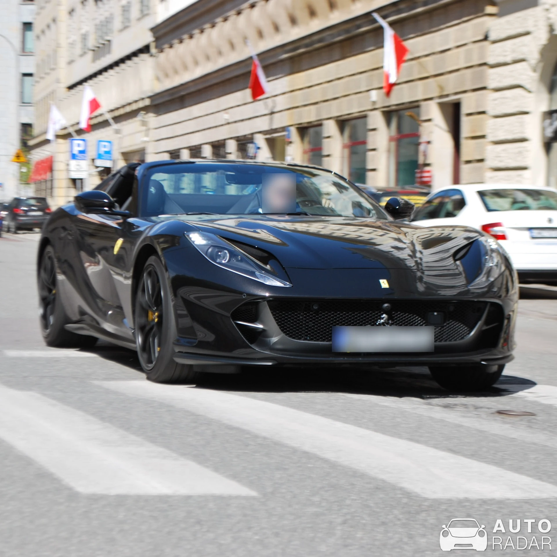 Ferrari 812 GTS spotted in Warszawa, Poland