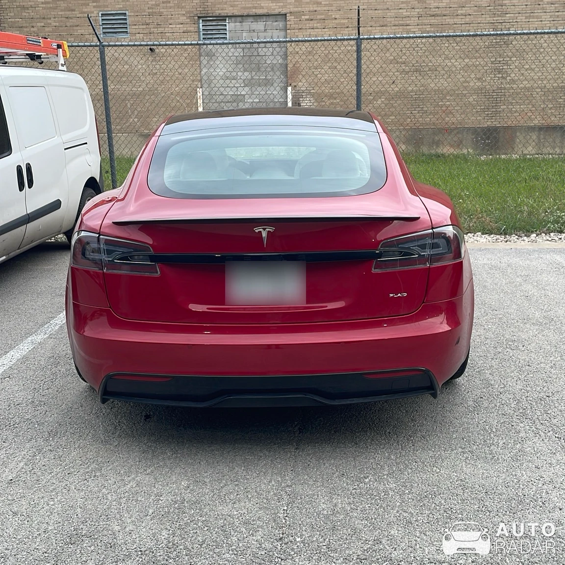 Tesla Model S PLAID spotted in Dallas