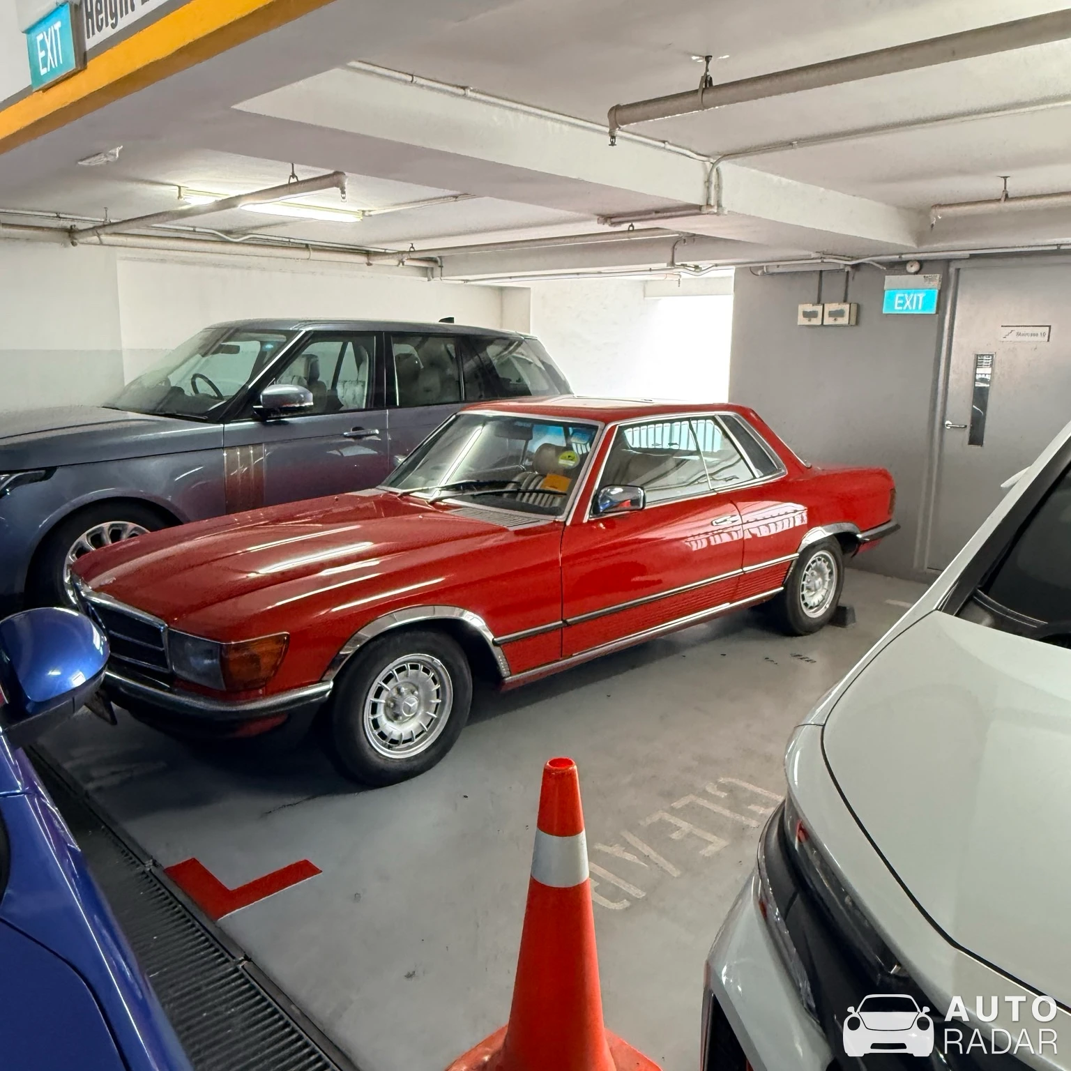 Mercedes-Benz 300 SL C107 spotted in Singapore
