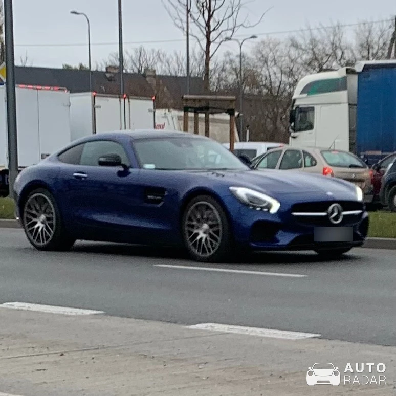 Mercedes-AMG GT C190 spotted in Warszawa, Polska