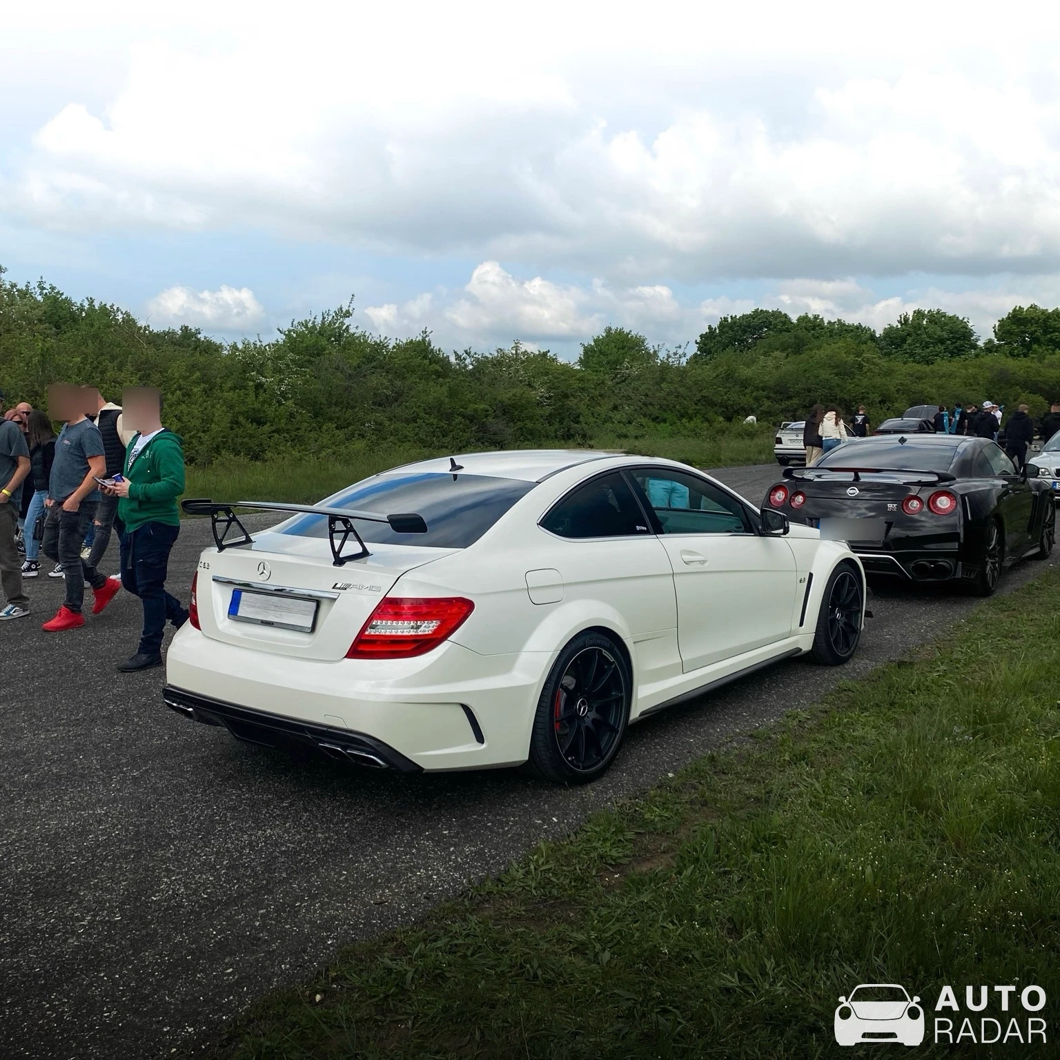 Mercedes-AMG C 63 Coupé W204 spotted in Balatonfűzfő, Hungary