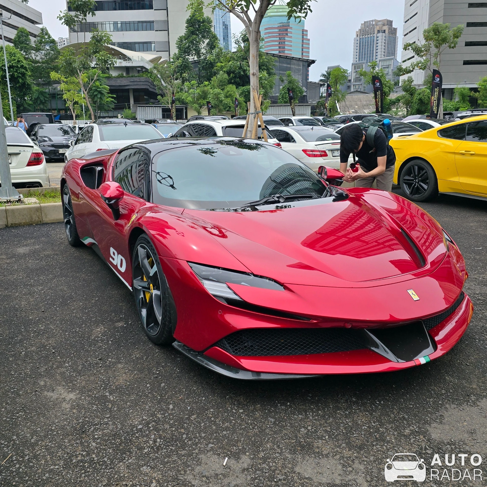 Ferrari SF90 Stradale spotted in Jakarta, Indonesia