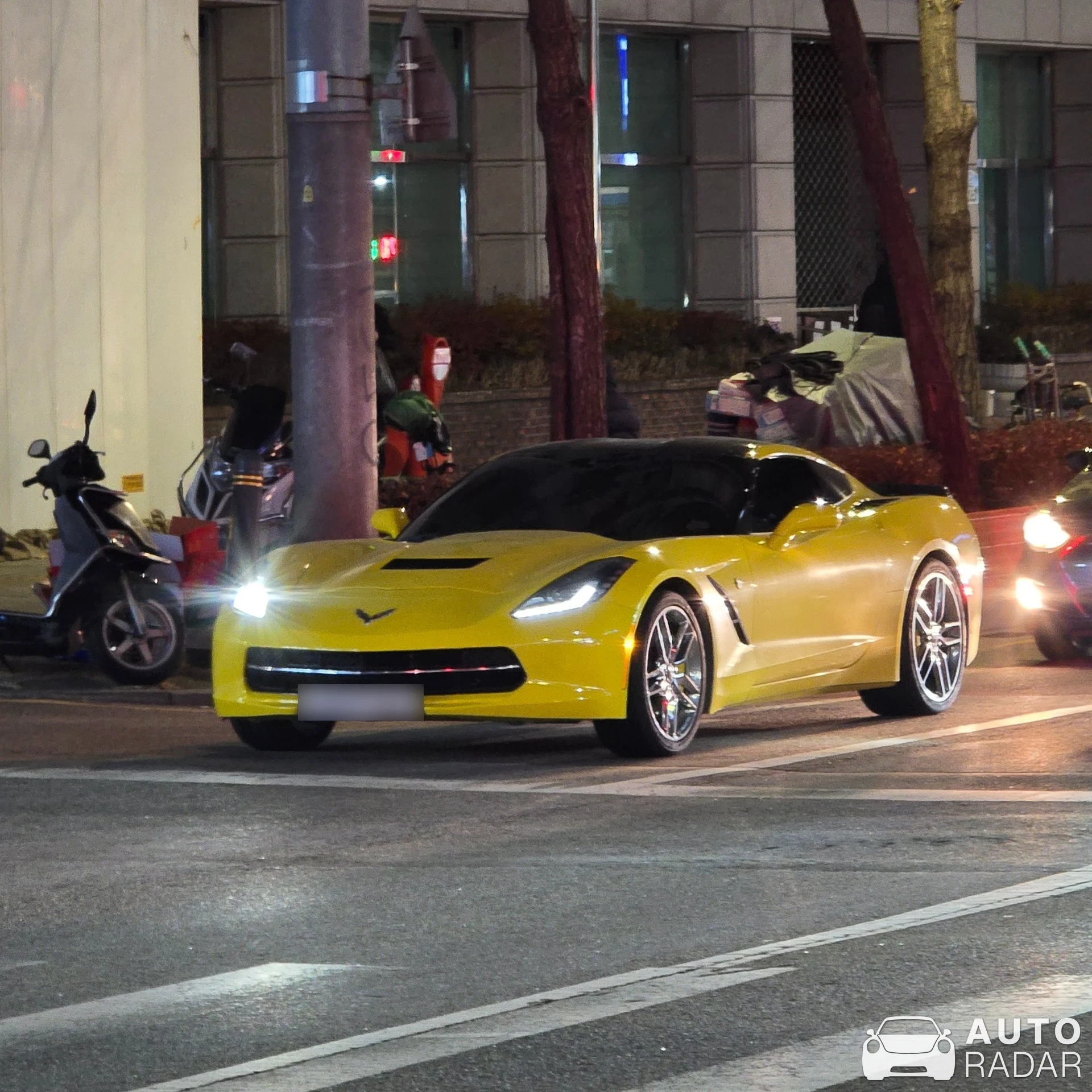Chevrolet Corvette C7 Stingray spotted in 서울특별시, 대한민국