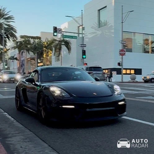 Porsche 718 Cayman GT4 spotted in Beverly Hills, United States
