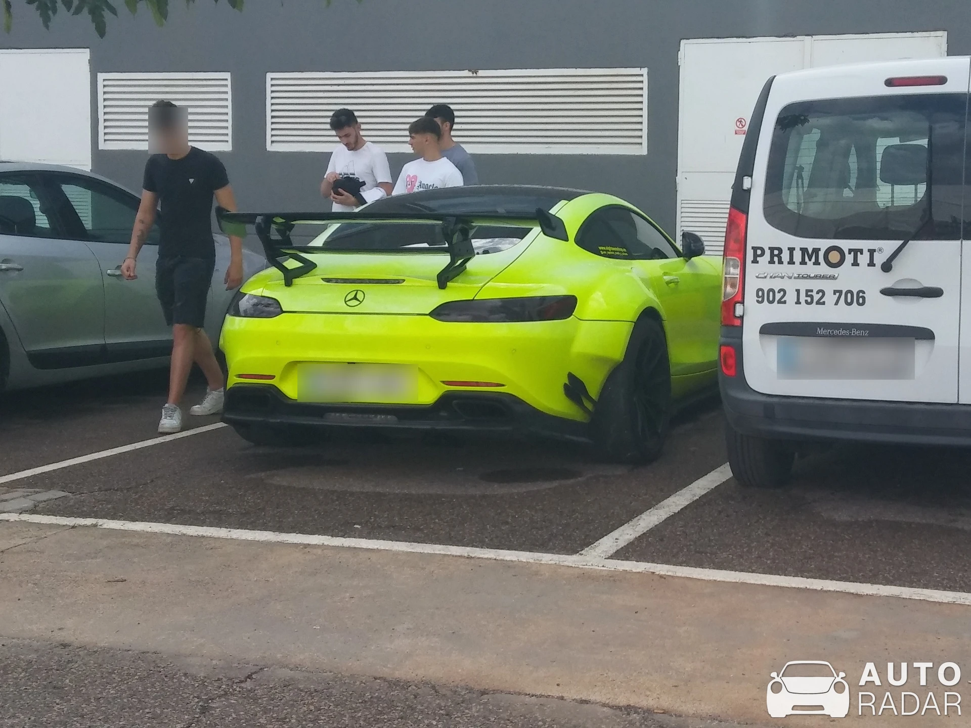 Mercedes-AMG GT S C190 spotted in Cheste, Spain