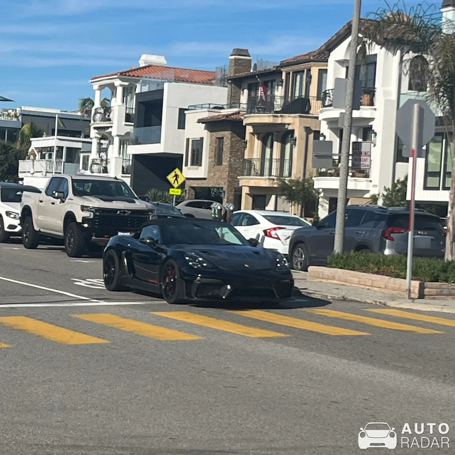 Porsche 718 Spyder RS spotted in Hermosa Beach, United States