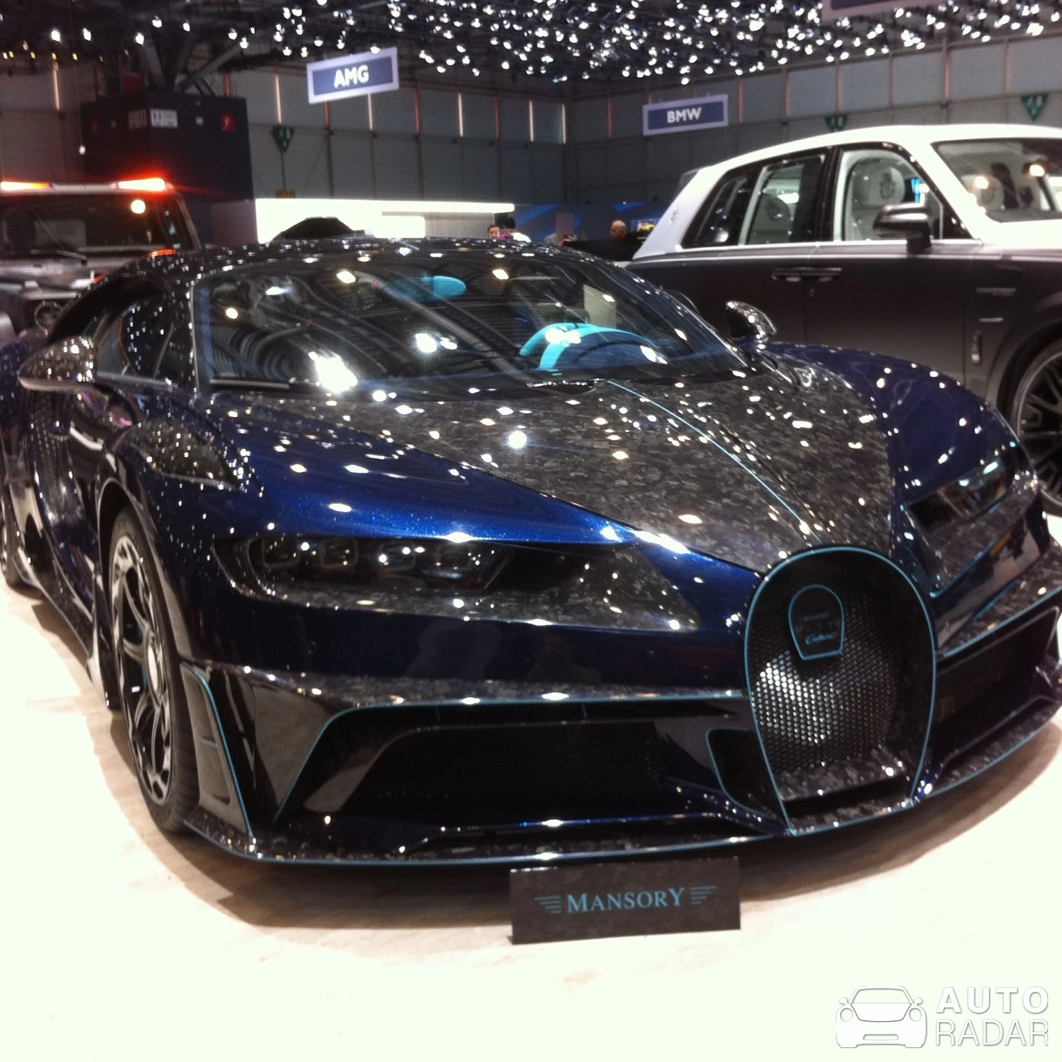 Bugatti Chiron Mansory Centuria spotted in Genève
