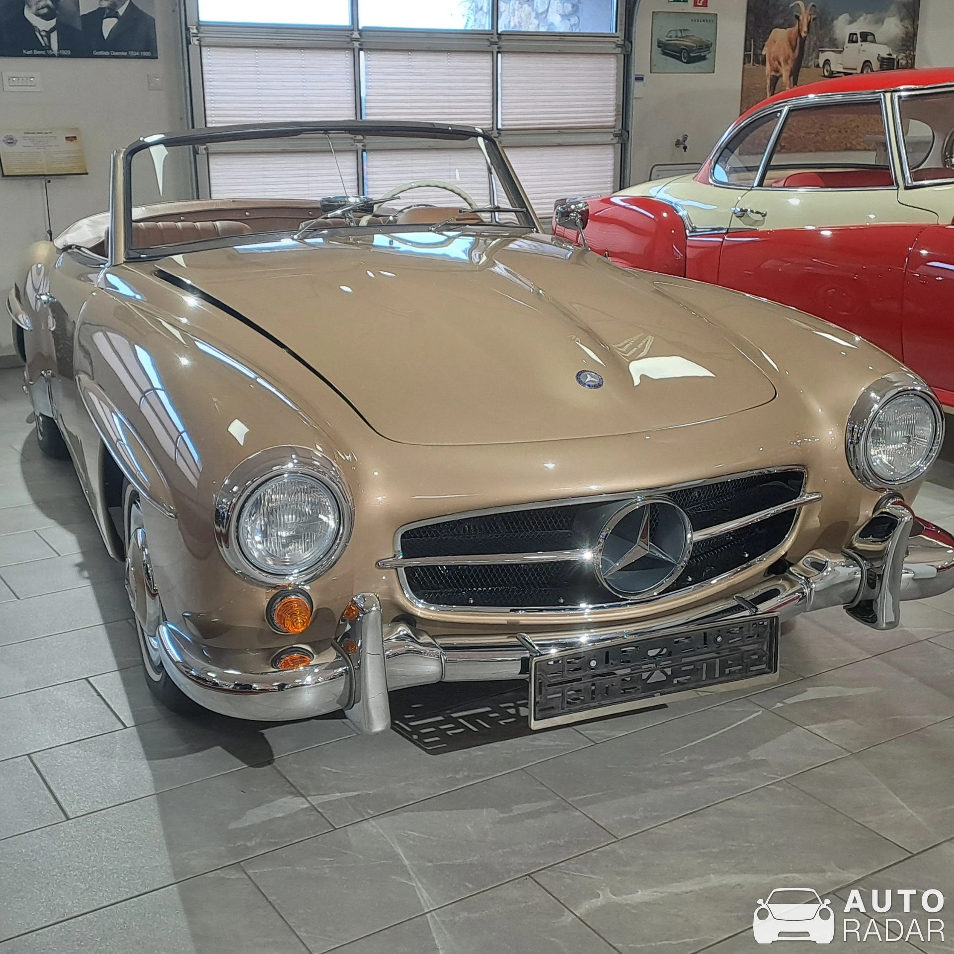 Mercedes-Benz 190 SL spotted in Dörgicse, Hungary