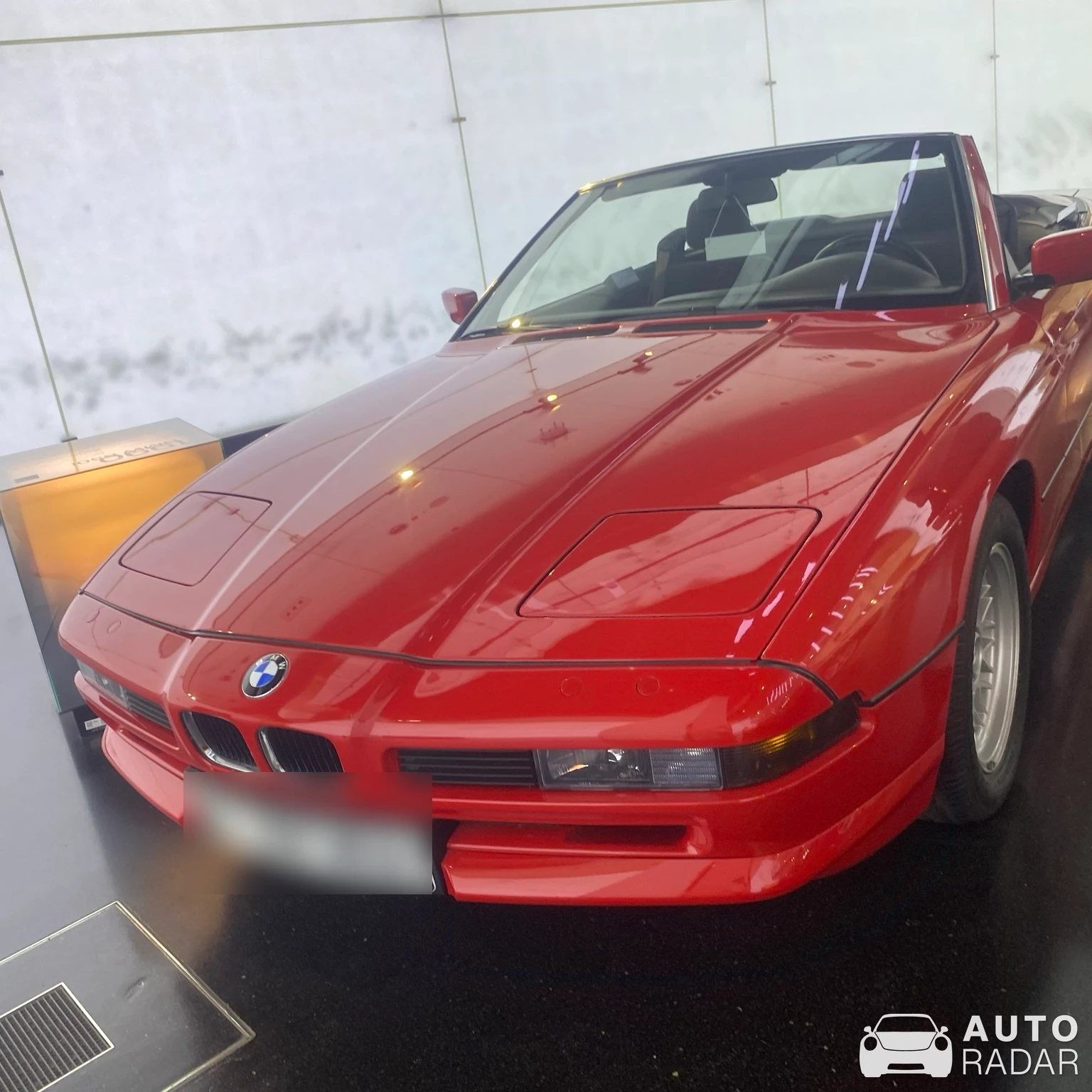BMW 850Ci E31 Cabriolet Prototype spotted in München