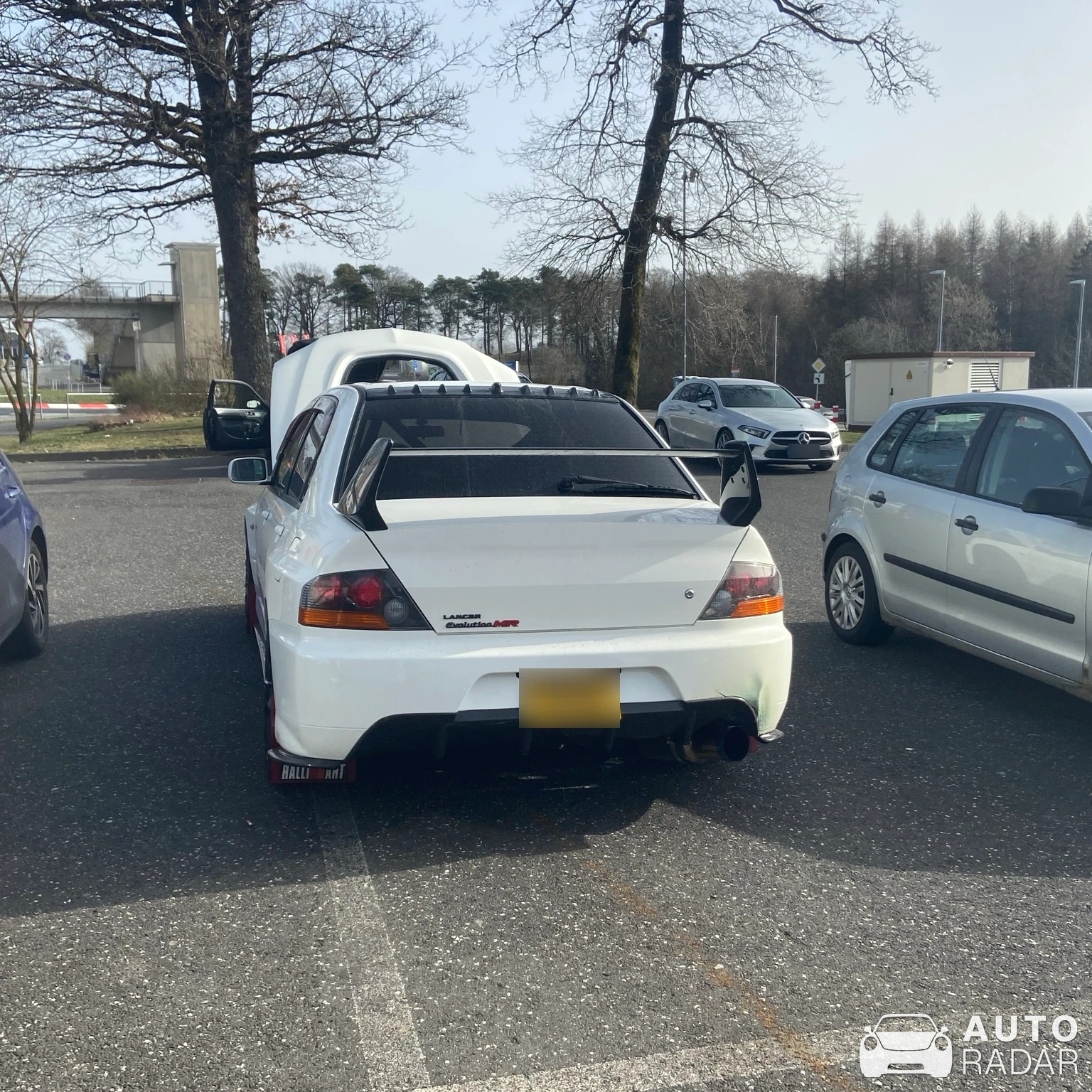 Mitsubishi Lancer Evolution IX MR spotted in Nürburg