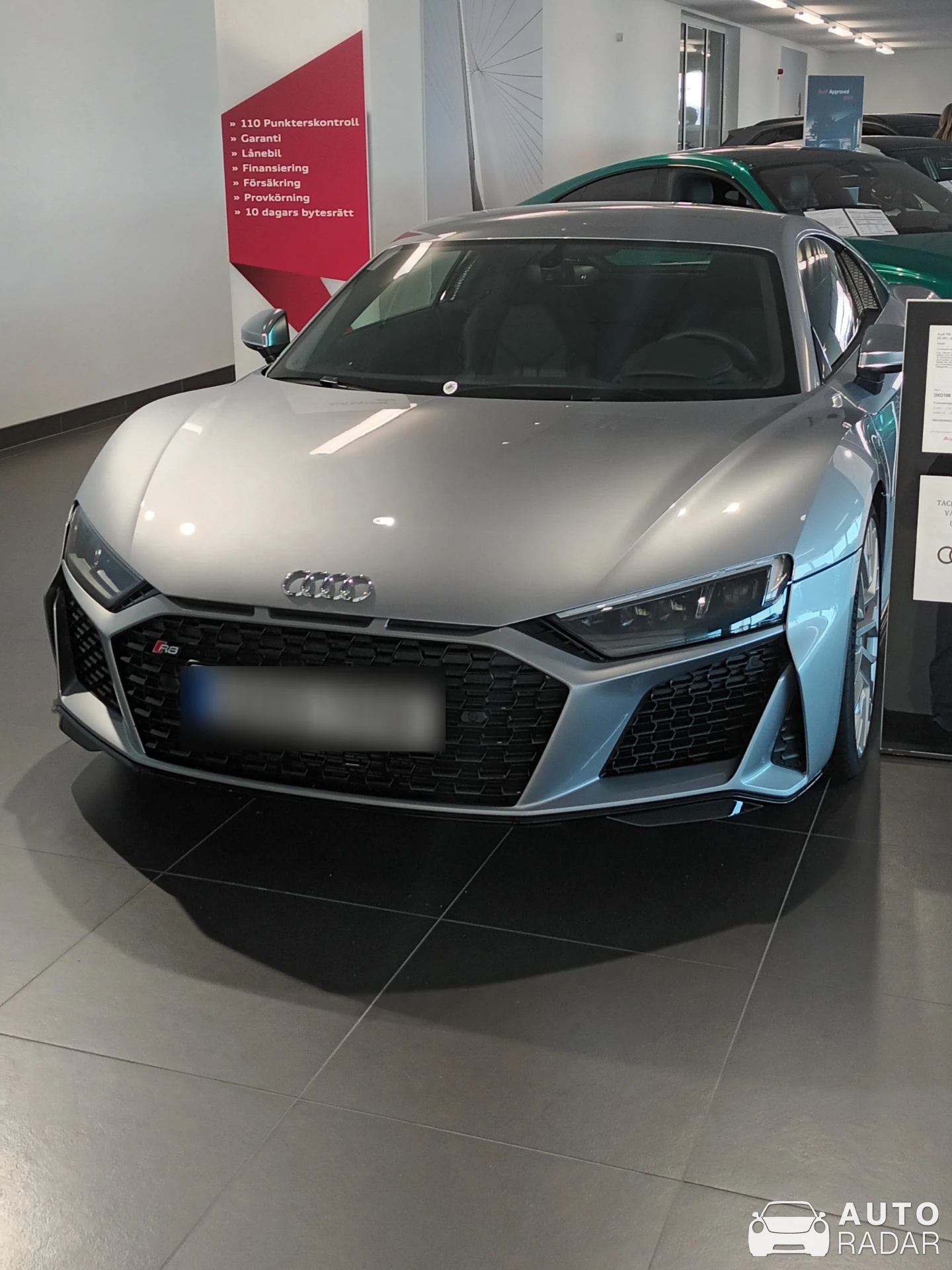 Audi R8 V10 spotted in Fyrislund, Sweden