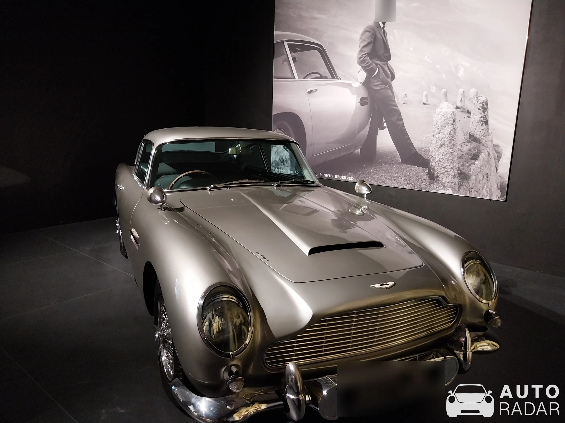 Aston Martin DB5 Convertible spotted in Den Haag