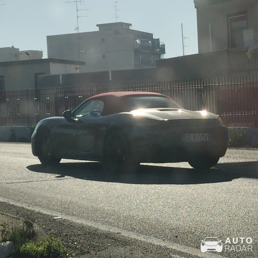 Porsche 718 Boxster S spotted in Bari, Italy