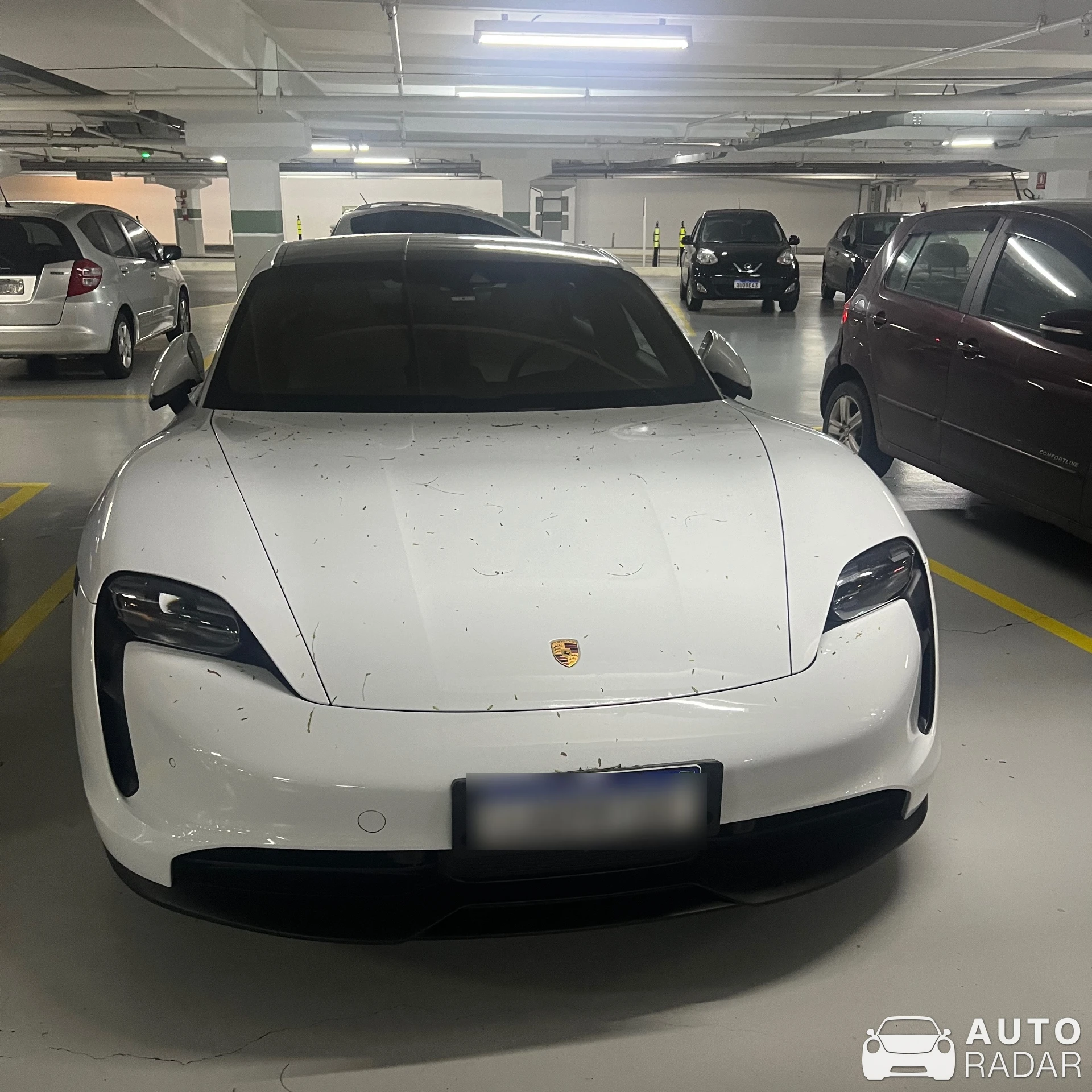 Porsche Taycan 4S spotted in Barra da Tijuca, Brazil