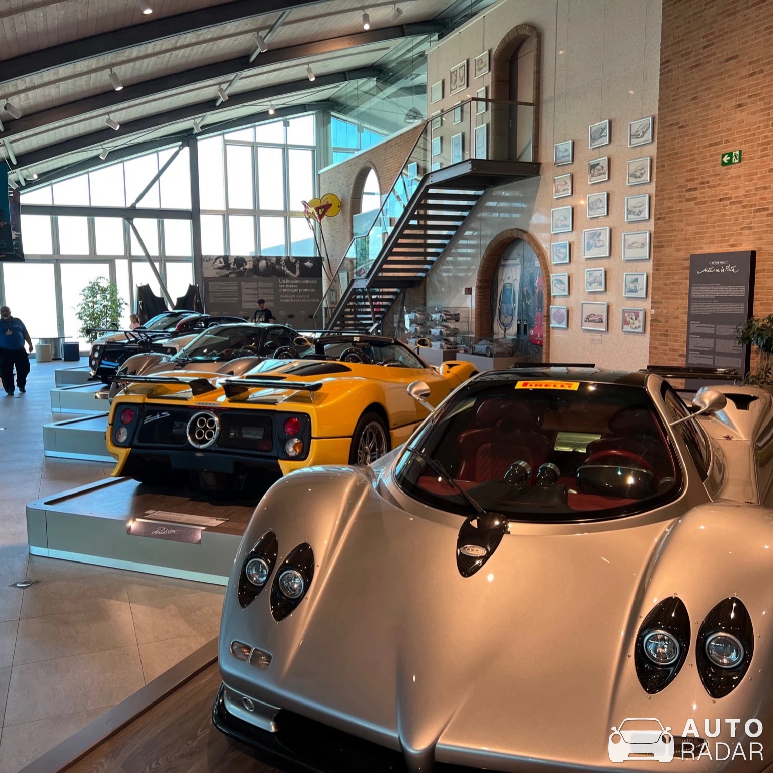Pagani Zonda F spotted in San Cesario sul Panaro