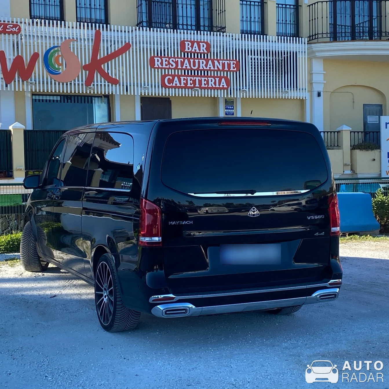 Mercedes-Benz V-Klasse Maybach Kit spotted in Mijas