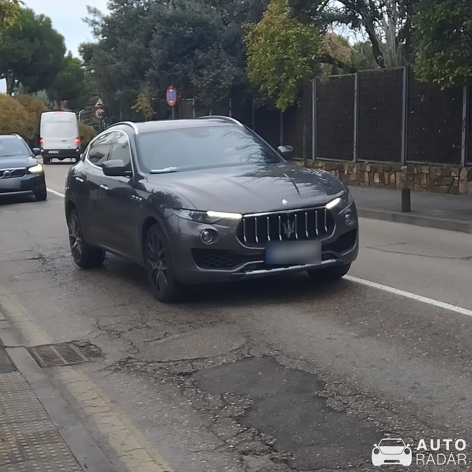 Maserati Levante spotted in Madrid, Spain