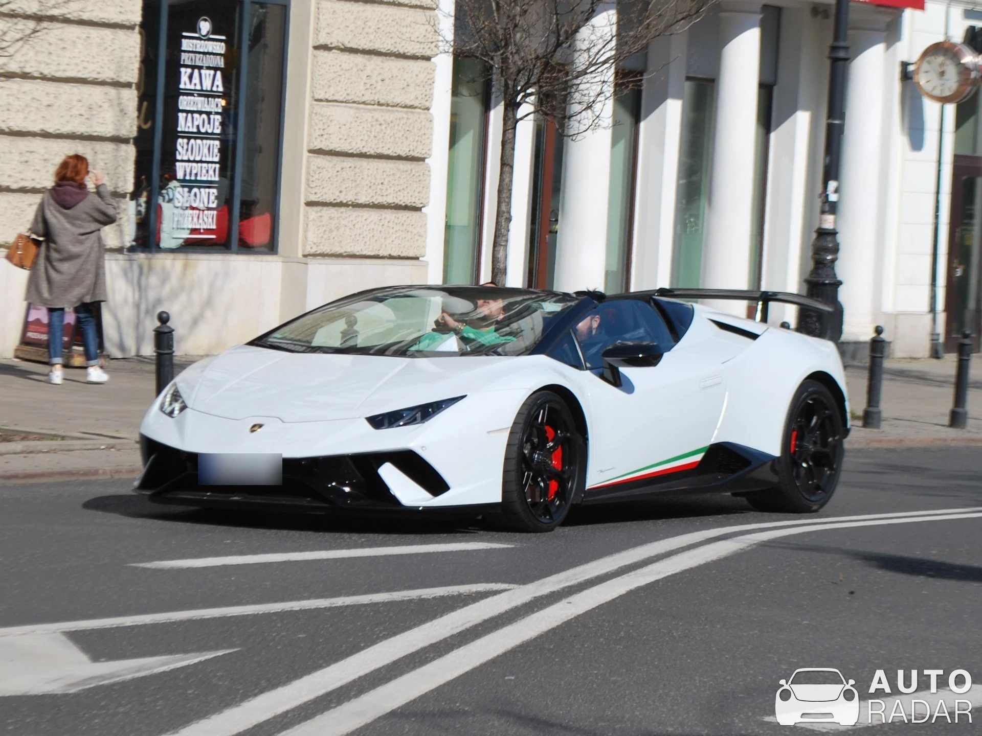 Lamborghini Huracán LP640-4 Performante Spyder spotted in Warszawa, Poland