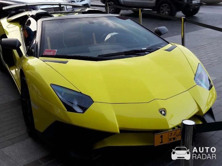 Lamborghini Aventador LP750-4 SuperVeloce Roadster spotted in Dubai, United Arab Emirates