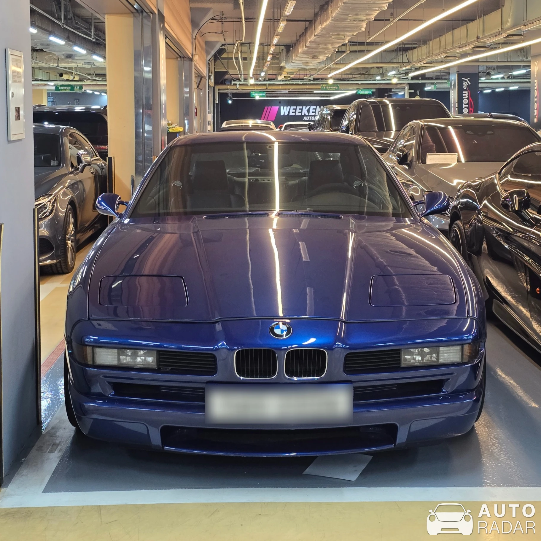 BMW 850i E31 spotted in Seocho District, South Korea