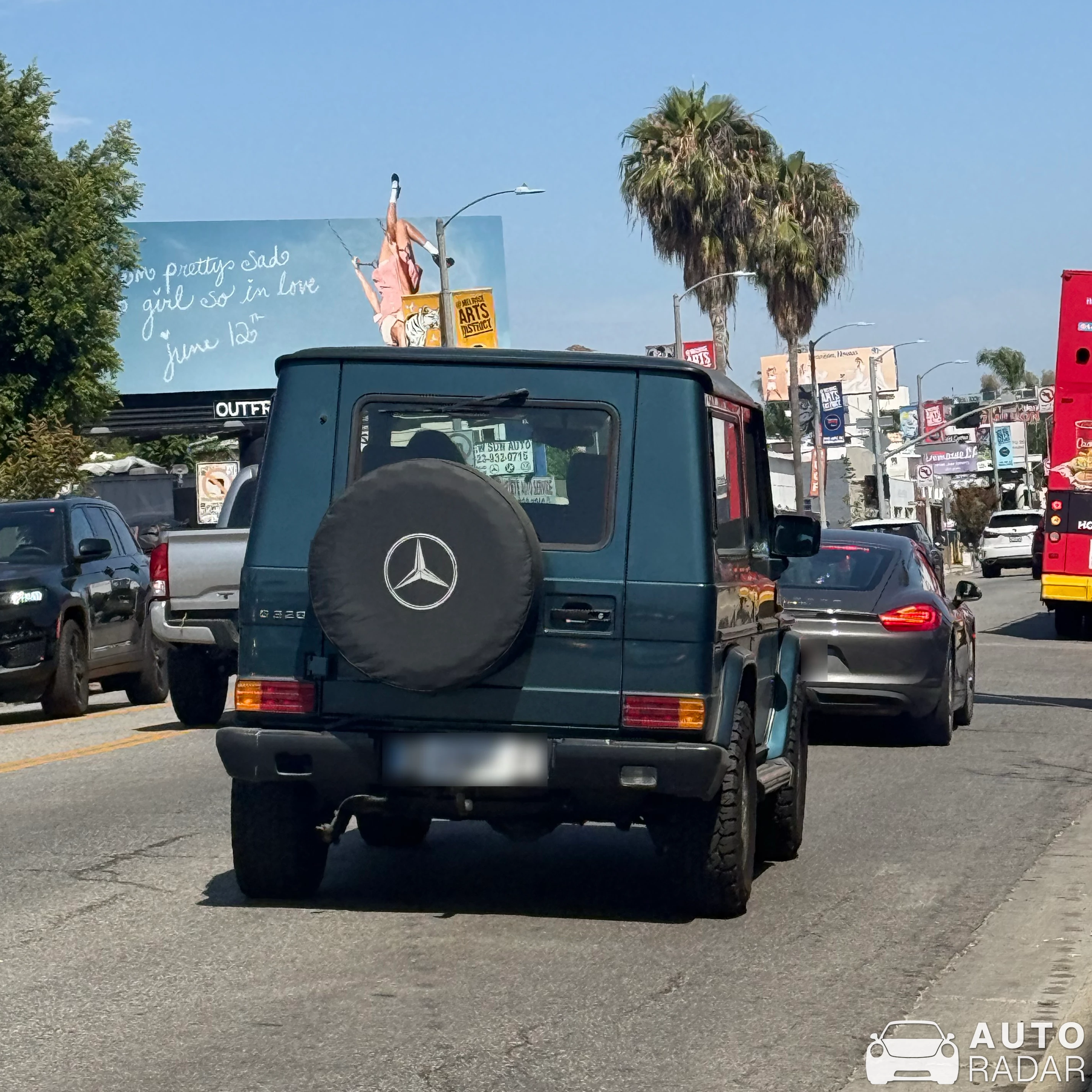Mercedes-Benz 300GE SWB spotted in Los Angeles